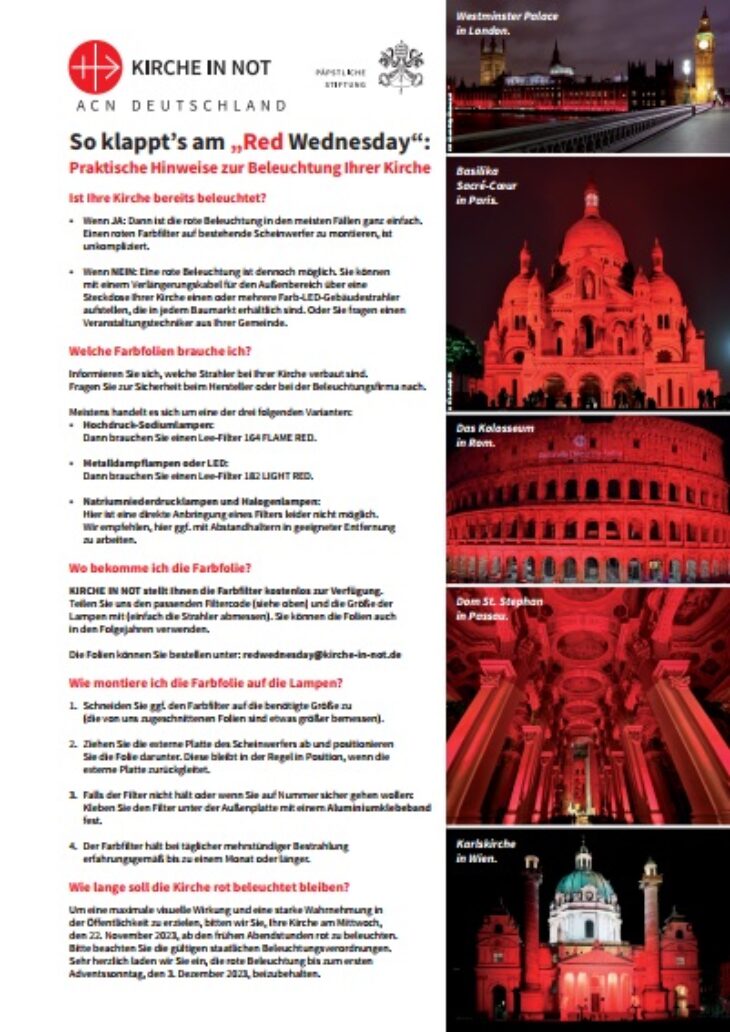 Technische Informationen zum Red Wednesday