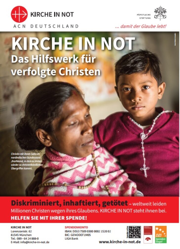 Plakat Christenverfolgung
