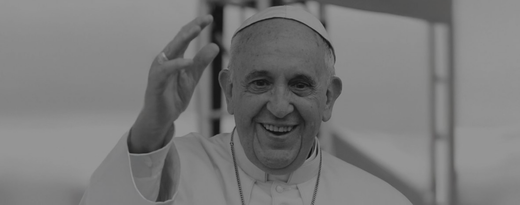 Gebetskarte zum Andenken an Papst Franziskus erschienen